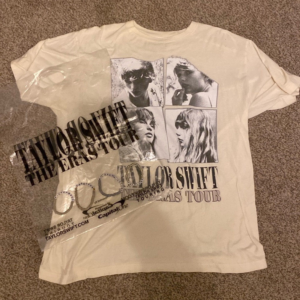 Taylor Swift Folklore Shirt Bracelets and Bag
